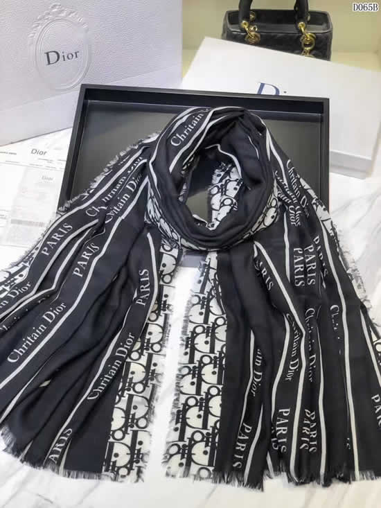 Autumn Winter Female Fashion Scarf Women Replica New Dior Scarves 15